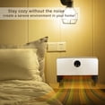 thumbnail image 3 of 1500W Space Heater, Fast Heating with 4 Modes, Wall-Mounted & Freestanding, Smart App & Remote Control, Quiet Turbo Fan, 24H Timer, Safe for Bedroom & Office, 3 of 7