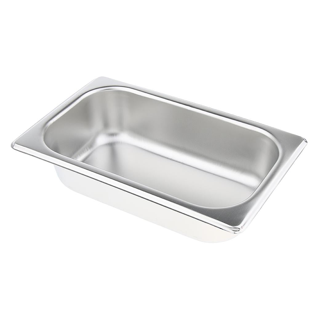 Catering Chafing-Dish-Cutlery Warming Tray Food Warmer 1/4 Size 6,5 Cm Deep 