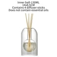 thumbnail image 1 of Bouteille de Diffuseur d'Aromathérapie Simple, Bouteille en Verre Moderne, Récipient de Stockage d'Huiles Essentielles, 1 of 15