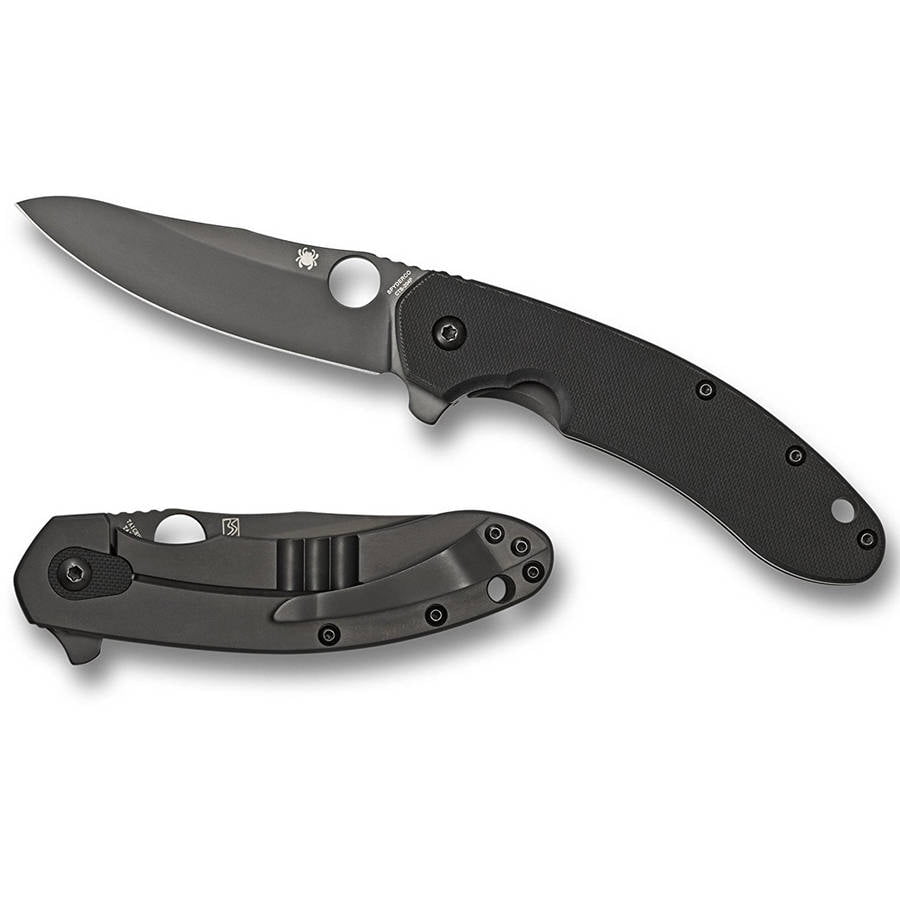 Spyderco Southard G-10 Black Titanium Plain Edge Knife by Spyderco