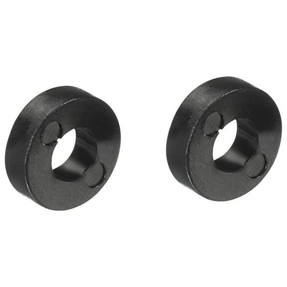 Uxcell Round Spacer Washer, 200 Pack Nylon 3.2mm ID x 7mm OD x 2mm L for M3 Screws Block, Black