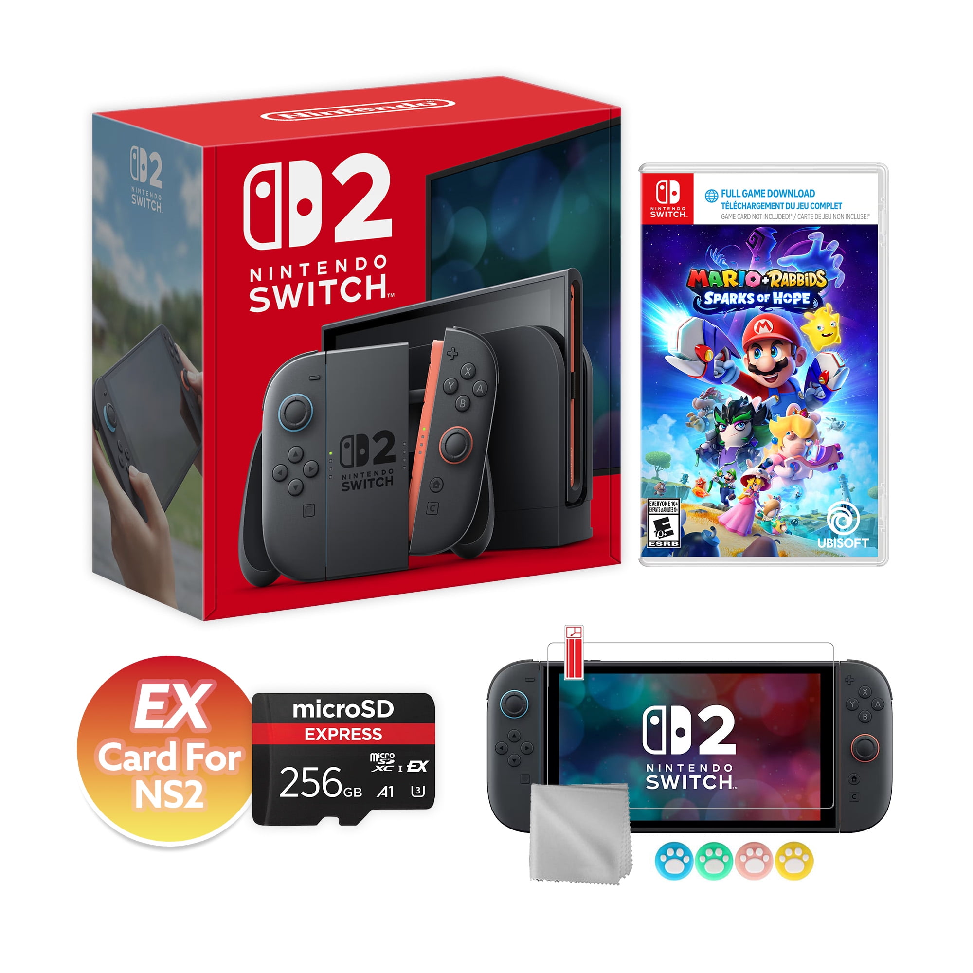 Nintendo Switch2 マリオカート+microSD 256GB Nintendo Switch 2 Mario Kart World Bundle 256GB + 256GB MicroSD EX