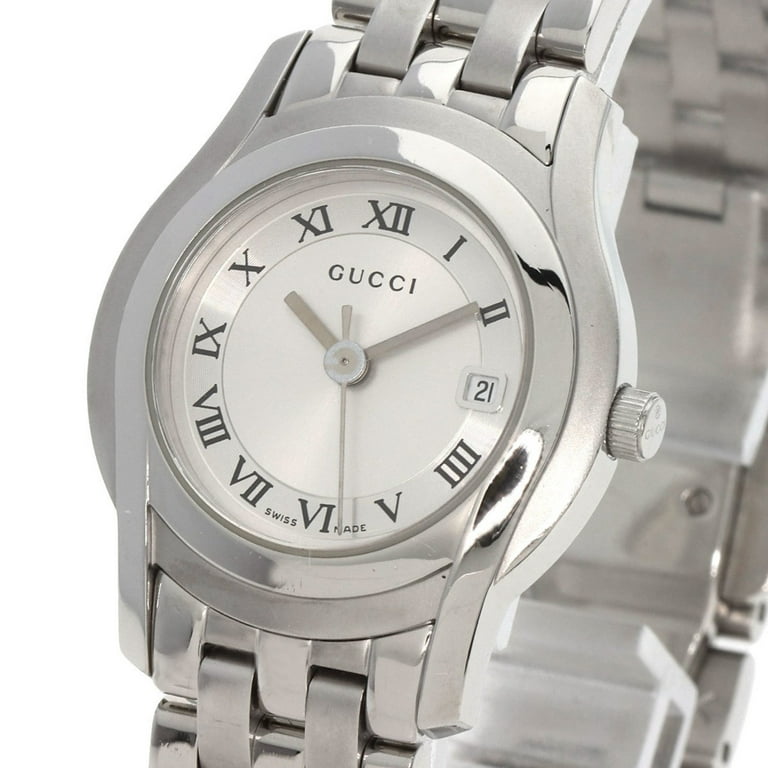 Pre-Owned Gucci 5500L Watch Stainless Steel/SS Ladies GUCCI (Good