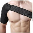 thumbnail image 1 of Single Shoulder Support Wrap Adjustable Detachable Bandage Cuff Brace Sleeve Pad Guard Protector Sportswear Accessories, 1 of 9