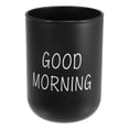 thumbnail image 1 of Vaso para cepillo de dientes Unique Bargains Vaso de plástico Negro 3,94 x 2,83, 1 of 7