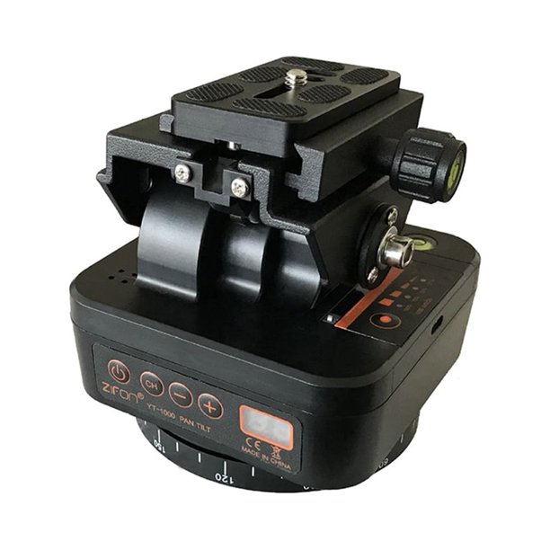Cabezal de Inclinación Panorámica WDOplteas Cabezal de Trípode Inclinable con Placa de Liberación Rápida 1/4 y Soporte para Teléfono para DSLR