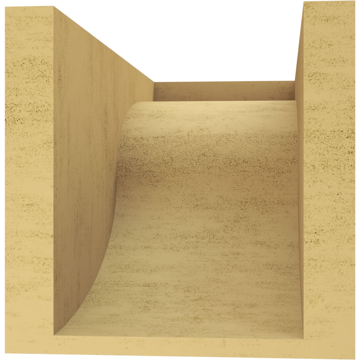 7"W x 14"D x 7"H Wide Del Monte Rough Cedar Woodgrain TimberThane Corbel, Primed Tan