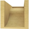 thumbnail image 4 of 7"W x 14"D x 7"H Wide Del Monte Rough Cedar Woodgrain TimberThane Corbel, Primed Tan, 4 of 6
