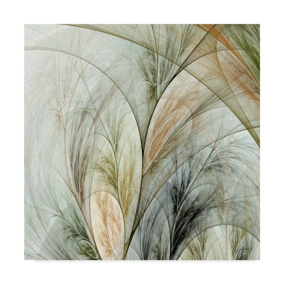 James Burghardt 'Fractal Grass V' Canvas Art