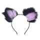 thumbnail image 3 of Silver Conjunto de disfraz de Cosplay para oreja de gato, aro de pelo de felpa metálica, tapón trasero extraíble, 3 of 5