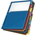thumbnail image 3 of Cardinal 84013 11 x 8.5 Expanding Pocket 8-Tab Index Dividers - Assorted (8/Pack), 3 of 4