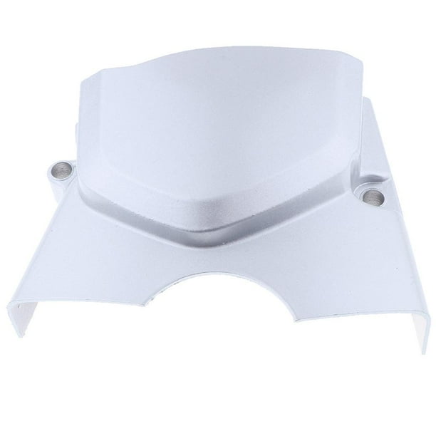 Motor Cubierta de Cadena de Piñón Delantero Protección para Motocross, Buggy, Dirt Bike Hecho de Metal Anti-oxidar Plata