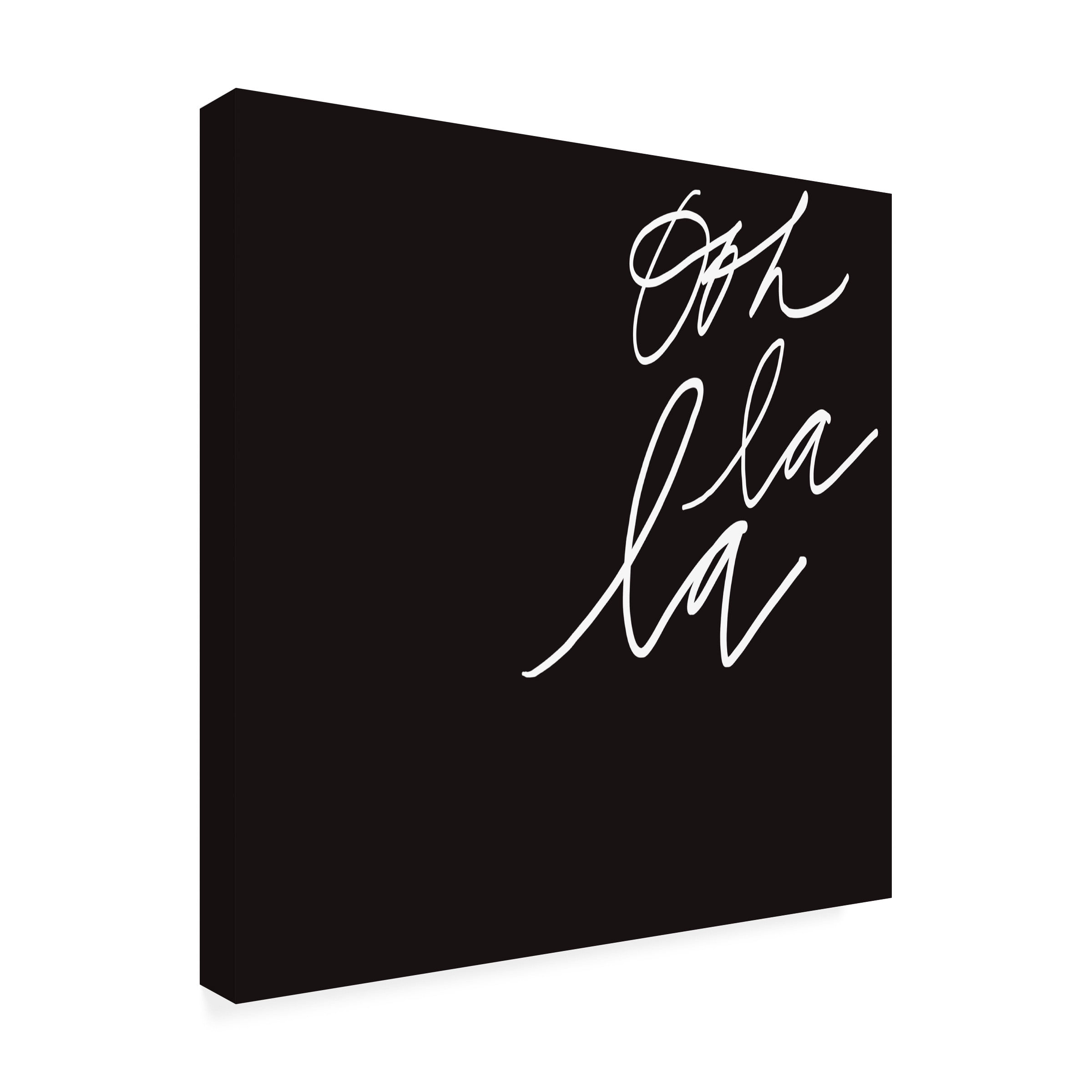 Anna Hambly 'Ooh II' Canvas Art