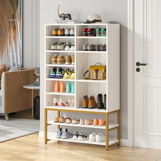 Free Standing 20 Pair Shoe Storage Cabinet Ebern Designs