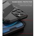 thumbnail image 4 of Étui pour iPhone 12 Pro Max, Étui Armure avec Support Protection de Qualité Militaire Pare-Chocs Résistant aux Chocs pour Apple iPhone 12 Pro Max (6.7 Pouces) - Noir, 4 of 5