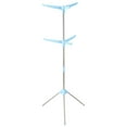 thumbnail image 3 of Percha de almacenamiento de prendas de secado para ropa de trípode, estante de toallas de secado de lavado de lavado plegable para ropa interior de Azul 2 capa, 3 of 8