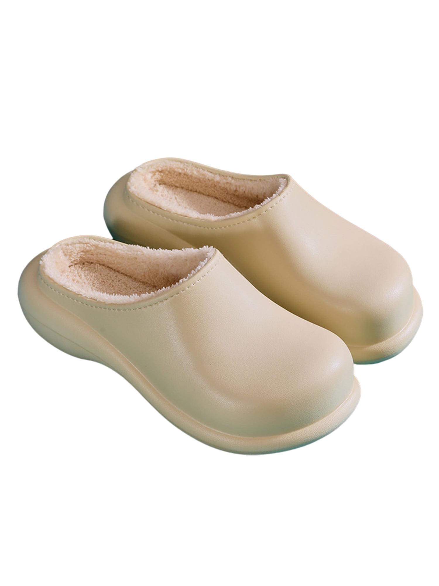 lined garden clogs