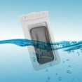thumbnail image 4 of Unique Bargains 2 Pcs Full Stripe Mobile Waterproof Bag Gray Universal Waterproof Case Compatible for Phone 5.51"x9.06", 4 of 6