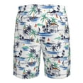 thumbnail image 6 of Naloa Hawaii Palms Men's Beach Shorts, Surfing shorts, Swim trunks, Quick Dry Swim Trunks for Surfing Beach Fun - X-Large, 6 of 9