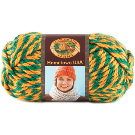 Hometown Yarn Lion Brand Knitting Crochet Blanket Afghan Hat Scarf