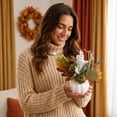 thumbnail image 6 of Halloween Sale Clearance!Fall Decorations for Home, Celebration Thanksgiving Pumpkin Maple Leaf Bouquet Artificial Pumpkin Home Festival Decoration, 6 of 8