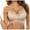 Beige, variant on GDREDA Durable Bra Women's Comfortable And Sexy Transparent Shoulder Strap Cordless Backless Spongeless With Convertible Shoulder Straps Black,L
