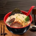 thumbnail image 6 of 10 Pack Miso Soup Bowl Set with Spoons, 16 Oz Unbreakable Melamine  Ramen Bowls, , Dishwasher Safe, for Udon, Pho, Salad, and Cereal, 6 of 6