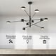 thumbnail image 3 of Lampara de techo estilo industrial hierro forjado negro lampara downlight ilios innova 10 luces, 3 of 9