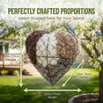 thumbnail image 7 of Bird Nesting Material - Handmade Fiber Bird Nesting Heart - Handmade Alpaca Fiber Bird Nesting Heart (3PCS), 7 of 7