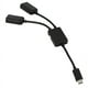 thumbnail image 4 of 2X Micro-USB Cable de Host, Micro-USB Macho A 2X Tipo A Doble USB Hembra Adaptador Otg Hub Convertidor para Android Tableta Pc Y TeléFono Inteligente Negro, 4 of 5