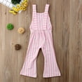 thumbnail image 6 of Kiapeise Summer Toddler Girls Sleeveless Jumpsuit Stripes Print Pants, 6 of 6