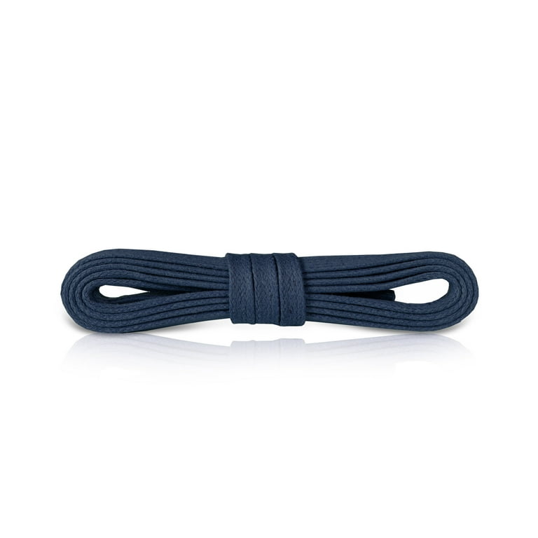 Waxed Flat Shoe Boot Laces 100 Cotton 5 mm 0.19 inch Width Many Colors Walmart