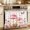LightPink, variant on Pure Pink Oven Skirt Curtain 32"x24", Waterproof Ruffled Stove Cover Skirt with 8 Ribbon Ties, Simple Solid Color Decorative Oven Door Curtains Drapes for Kitchen Cabinet Storage