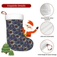 thumbnail image 5 of Yiaed Boho Style Sunflowers Design Print Christmas Stockings, Christmas Stockings Hanging Ornaments, Christmas Stockings for Family Christmas Holiday Decorations, 5 of 7