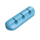 thumbnail image 5 of Organizador de clips para cables de escritorio, gestión de soporte de cables para , 3 ranuras, azul, nuevo Baoblaze Adhesivo de soportes de alambre, 5 of 8