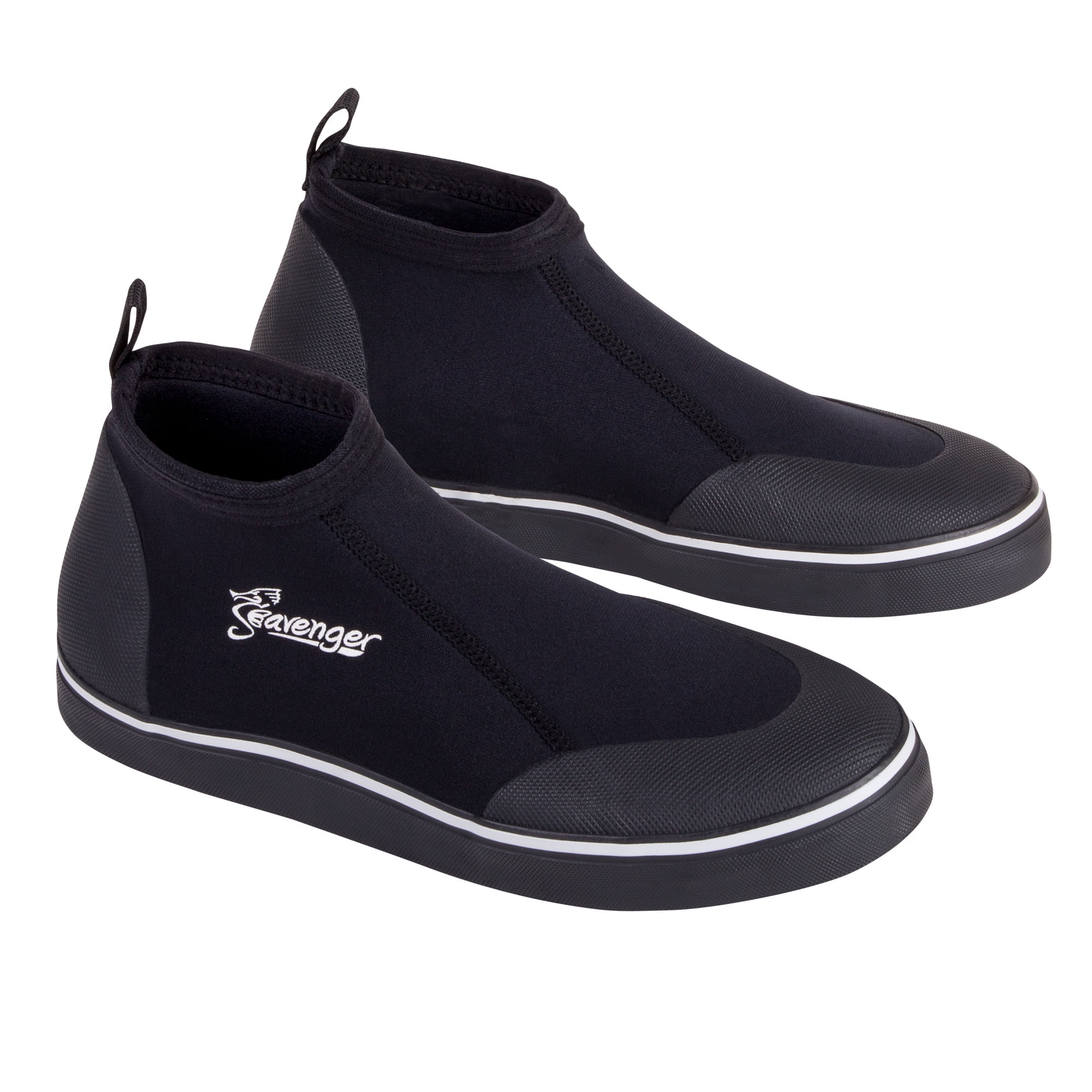 Seavenger Sneaker Style Aqua Shoes 3mm Neoprene High Top Snorkel Dive-Poly Camo 