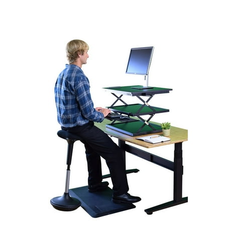 chair ergonomic swiveling swivels leaning perching perch sit adults stand computer height stool active tall desk sitting standing
