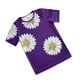thumbnail image 5 of Qarigey Camiseta de mujer Camiseta de manga corta estampada Blusa corta estampada casual suelta Prendas para la parte del cuerpo Violeta METRO, 5 of 7