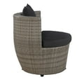 thumbnail image 6 of Alaterre 2-Person Wicker Patio Set – 3-Piece Outdoor Furniture with Chairs & Glass Top Table, Gray, 6 of 12