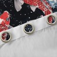 thumbnail image 4 of Manfei Japanese Koi Moon Black Out Curtains for Girls, Night Wave Curtains Pack of 2 (42x63 Each), Blue Red, 4 of 6