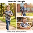 thumbnail image 6 of Boy's Woodland Camouflage Short Sleeve T-Shirt, Green Woodland, X-Small, 6 of 6