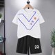 thumbnail image 2 of Odeerbi 3-14 Años Niños Trajes de Verano de Atletismo de Secado Rápido Deportes Correr Tops Pantalones Cortos Conjunto de Manga Corta Cuello Redondo Pantalones Cortos Traje, 2 of 6