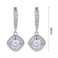 thumbnail image 3 of SPRING PARK Women Cubic Zirconia Hanging Drop Dangle Ear Hook Earring Jewelry Accessory Gift, 3 of 5