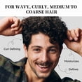 thumbnail image 6 of Men’s Curl Defining Cream - Hydrating Frizz Control Leave-In Styling Cream For Wavy Curly Coarse Hair Long-Lasting Curl Enhancer 300ml, 6 of 8