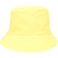 thumbnail image 4 of CoCopeaunts Ladies Bucket Hat Simple Solid Color Double Sided Wear Bucket Cap Summer Fishing Walking Casual Cotton Fisherman Hat, 4 of 8