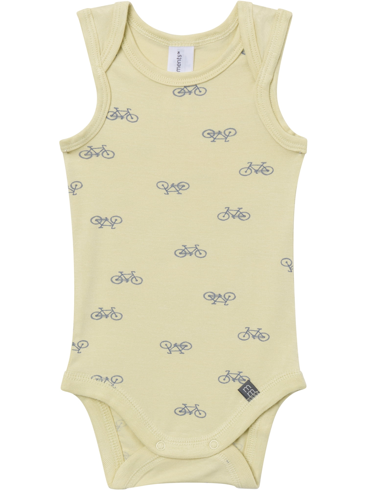Modern Moments by Gerber Baby Neutral Viscose Sleeveless Bodysuit and Short Outfit Set, 2-Piece, Sizes Newborn - 12 Months