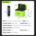 thumbnail image 6 of Rechargeable AA Batteries Lithium with Charger,12 Pack 1.5V 3000mWh Double A Rechargeable Battery,Long Lasting Pilas Recargables AA Battery with 8 Bay Charging Storage Box for 1.5V Li-on AA Battery, 6 of 9