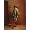 thumbnail image 3 of Ernest Meissonier 14x18 Black Modern Framed Museum Art Print Titled - Soldier, 3 of 5
