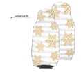 thumbnail image 6 of Yiaed Gold Snowflake Print Car Seat Covers,Universal Auto Seats Protector Fits for Car,SUV Sedan,Truck,Automotive Seat Covers & Accessories(Two packs), 6 of 7