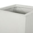thumbnail image 5 of GDF Studio Fardeen Outdoor Modern Cast Stone Planter, White Medium, 5 of 7